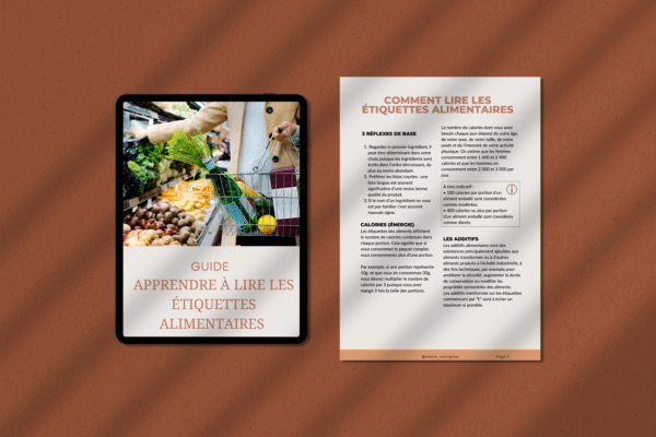 Ebook : Apprendre à lire les étiquettes alimentaires